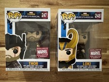RARE #247 Thor & #248 Loki Marvel Collector Corps Pop Vinyl Set