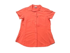 Columbia Women’s Small Short Sleeve Button Down Fishing Shirt! FREE SHIPPING!