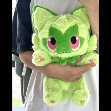 Sprigatito Plush Doll Plushie 30cm Stuffed Toy Throw Pillow Anime Cartoon Gift