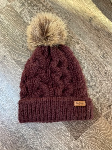 Barbour Gainford Cable Bobble Beanie hat