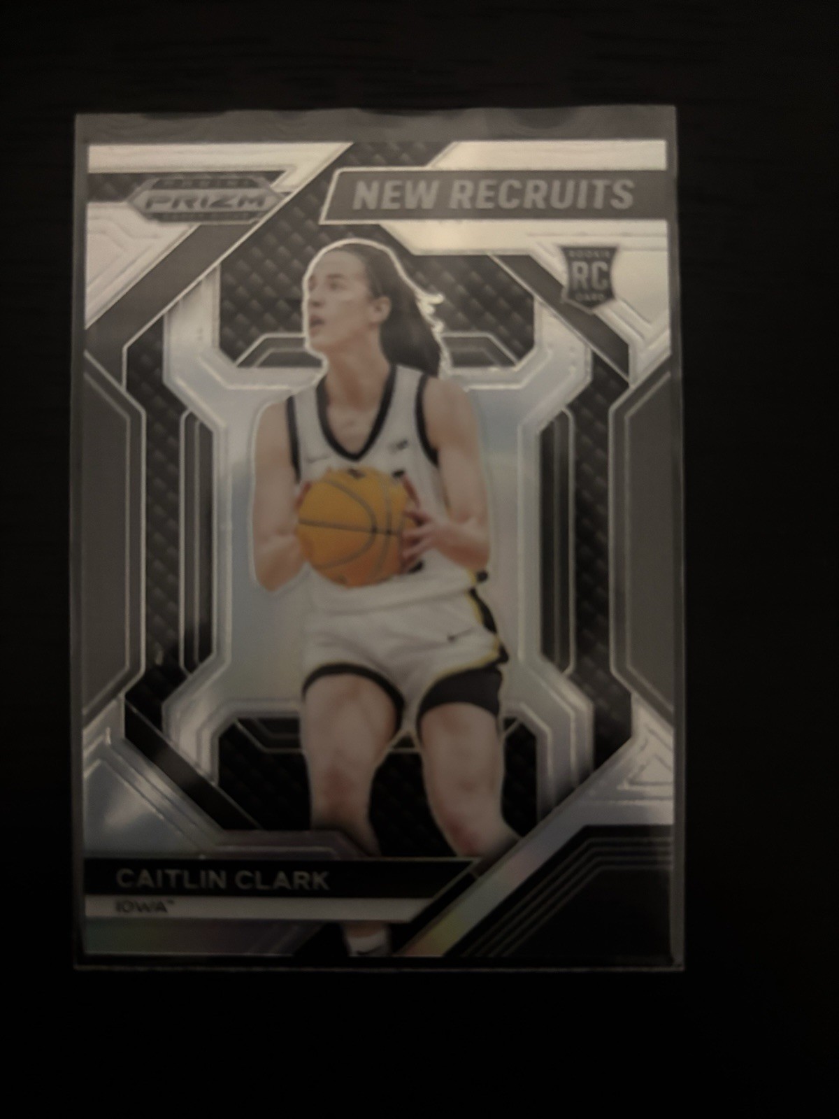 2024 Panini Prizm Draft Picks - New Recruits Caitlin Clark #14 Silver Prizm (RC)
