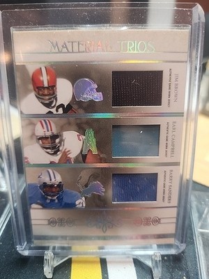 NATIONAL TREASURES MATERIAL TRIO SANDERS/ BROWN / CAMPBELL 18/25 HARD TO FIND