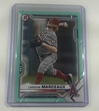 2021 Bowman Draft Landon Marceaux BD-115 /199 Green Paper