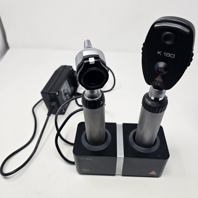 Heine K180 & Beta 400 Diagnostic Set w/ Handles + NT300 Charger   Working #2