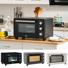 Mini Oven 21L Countertop Electric Toaster Oven w/ Adjustable Temp Timer