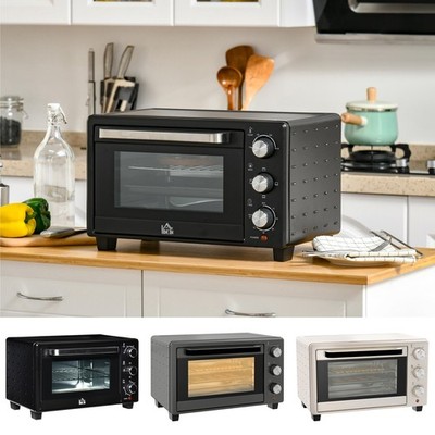 Mini Backofen 21L Arbeitsplatte Elektro Toaster Backofen mit einstellbarer Temperatur Timer