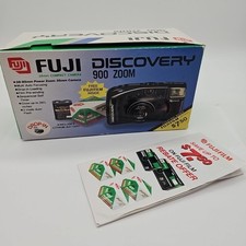 Fuji Discovery 900 Zoom 35mm Compact Film Camera - Original Box Manual Only
