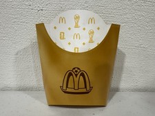 McDonald's FIFA World Cup 2026 Promotional Gold Fry Box Packaging Collectible