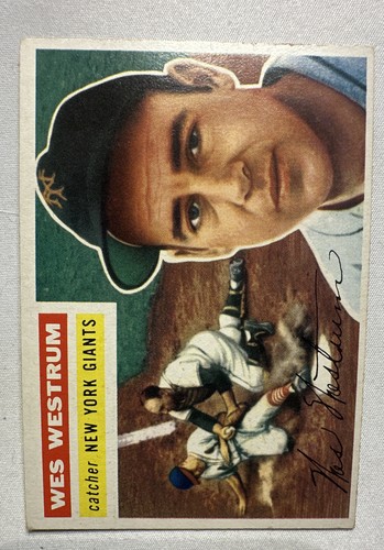1956 Wes Westrum [White Back] #156