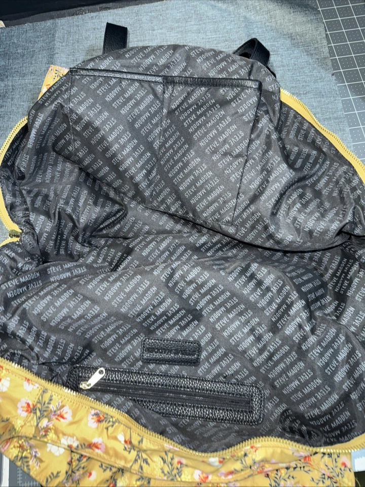 Amazing large Steve Madden yellow floral purse bag - Image 4 of 4