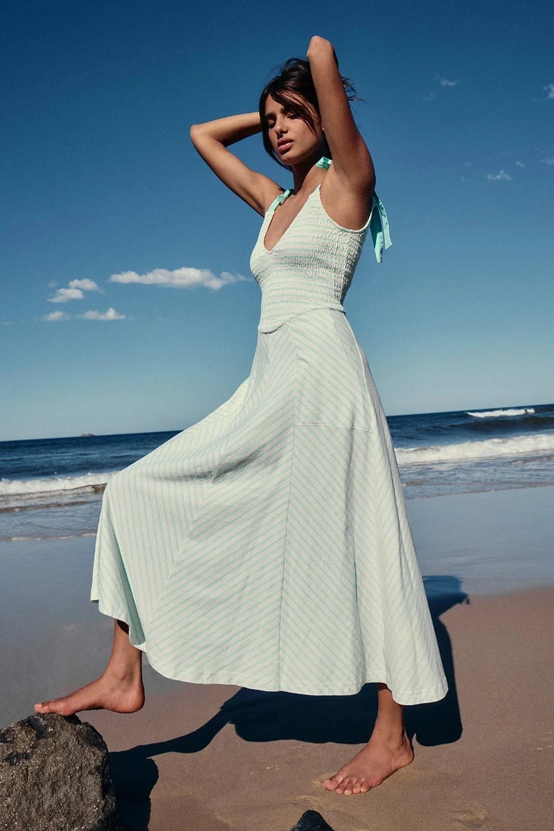 Striped Fit & Flare Dresses for Women for sale | eBay