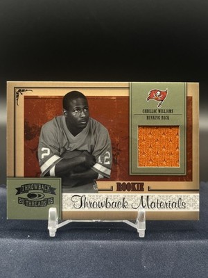 2005 Donruss Throwback Threads Rookie Throwback Materials Cadillac Williams #206