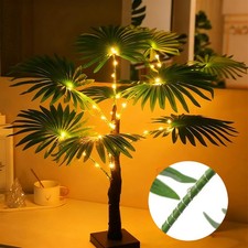 LED Artificial Palm Tree Lights Decorative Table Lamps LED Light Up Palm Tree