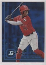 2022 Bowman Heritage Chrome Prospects Blue Refractor /99 Randy De Jesus vc5