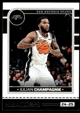 2024-25 Hoops Julian Champagnie San Antonio Spurs #218