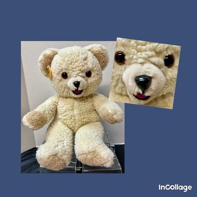 Vintage 1986 Russ 15  Snuggle Teddy Bear Plush w/Ear Tag