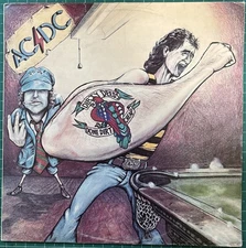 AC/DC Dirty Deeds Done Dirt Cheap Lp Australian Press Albert Blue Labels 1977