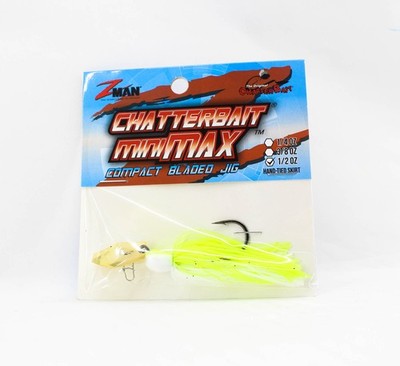 Zman Chatterbait Mini Max Versenkung K�der 1/2 Oz Chart/White (8972)