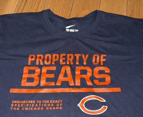 Camiseta grande para hombre Nike Chicago Bears, azul marino - Imagen 3 de 4