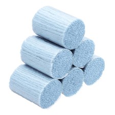 6 Rolls Latch Hook Yarn, Latch Hook Kit Yarn Hook Rugs Crochet, Light Blue