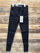 LEVI  S PREMIUM 720 High Rise Super Skinny Jean Glam Black L30 G3 A719T 
