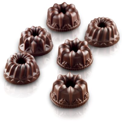 Silikomart Fantasia Decorative Bundt-Shaped Chocolate Mold