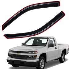 In-channel Window Visor Rain Guard For 04-12 Chevy Colorado Regular Cab 2-doors