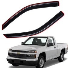 In-Channel Window Visor Rain Guard for 04-12 Chevy Colorado Regular Cab 2-Doors