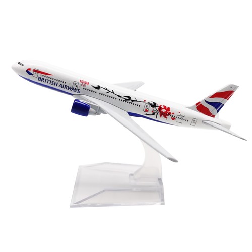1/400 Aircraft British 777 B777 Plum Plane Model Plane Souvenir Static Display s - Picture 4 of 17