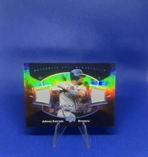 2007 Upper Deck Elements Johnny Estrada #EE-JE GAME USED JERSEY CARD ⚾️⚾️⚾️