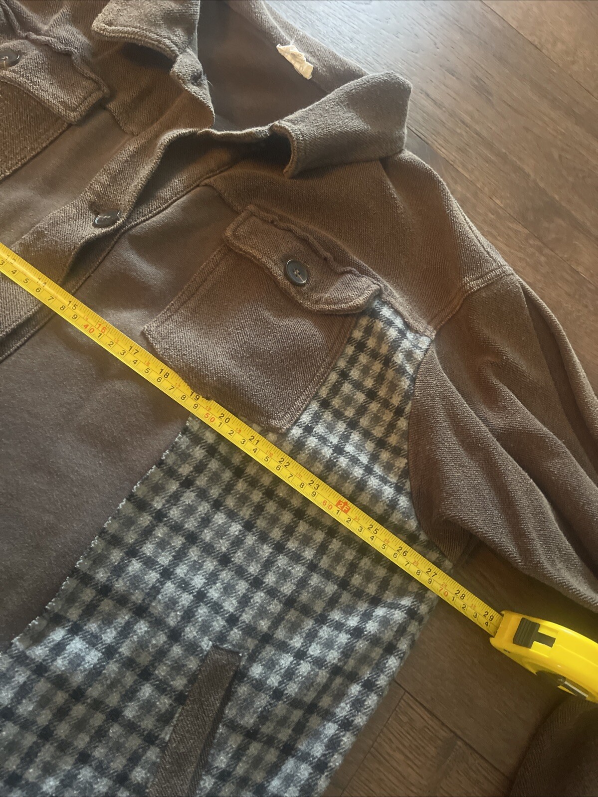 POL Duster Jacket Large Patchwork Boho Festival G… - image 4