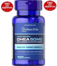 Puritan's Pride DHEA 50Mg, May Promote Sugar Metabolism, 100 Count