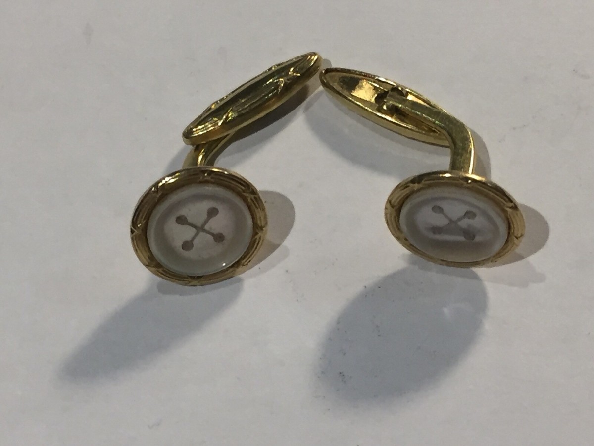 Paire De Boutons De Manchette (cufflinks) - Occasion En Bon état - Réf. 103-10