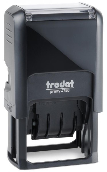 trodat Datumstempel Printy 4.0 4750 Typo Set, Schwarz-image