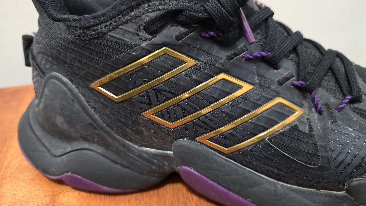 Kansas City Patrick Mahomes 1 Impact FLX Black Panther Adidas Shoes Size 6 NWOB adidas Patrick Mahomes Impact FLX Marvel Black Panther  main image 2