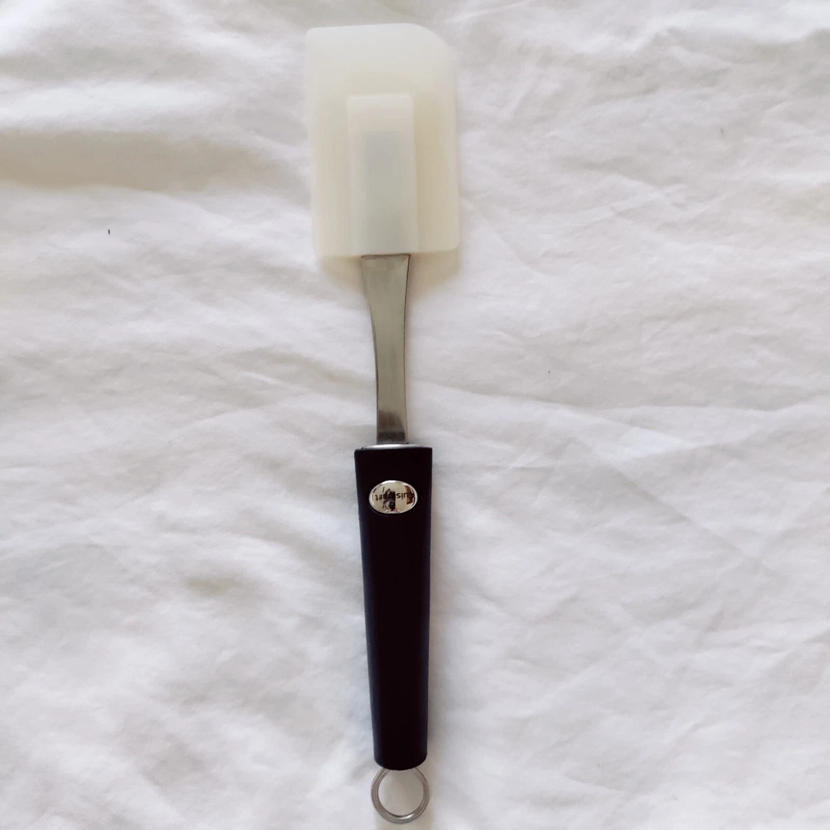 CUiSINART BLACK SOFT GRIP STAINLESS STEEL HANDLE SILICONE SPOON SPATULA