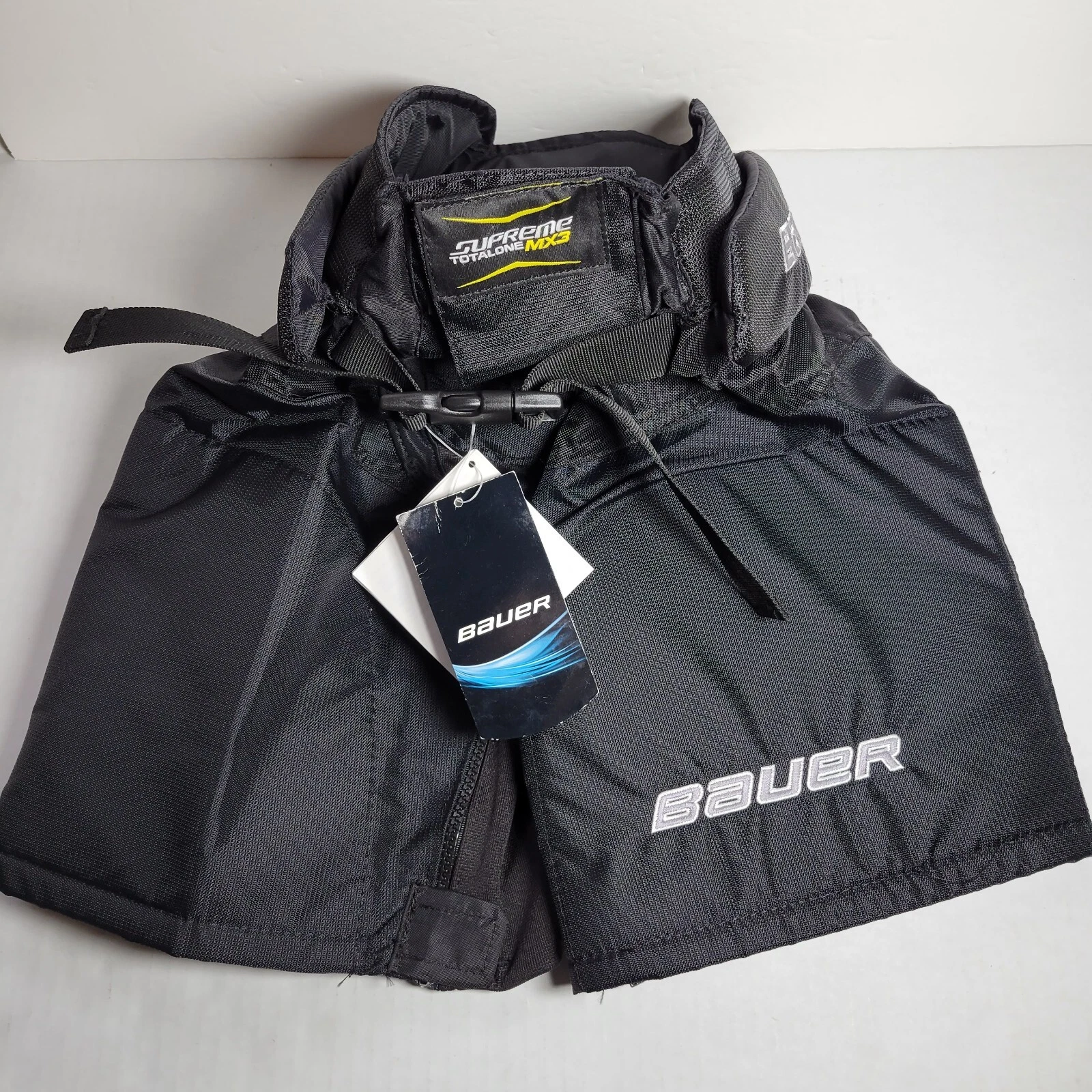 Pantalon de hockey sur glace Bauer Supreme TotalONE MX3 coque   Junior petit noir