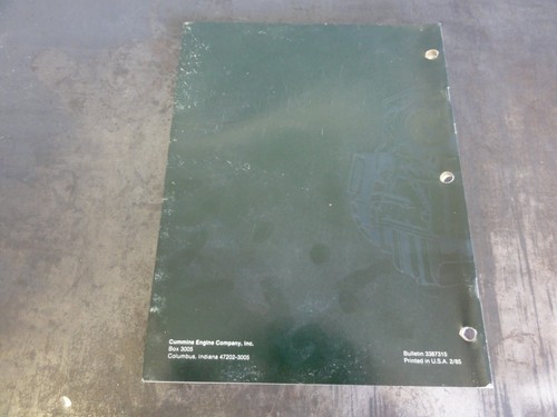 Cummins Optimized Aftercooling and Low Flow Radiators Manual 3387315 - Picture 6 of 6