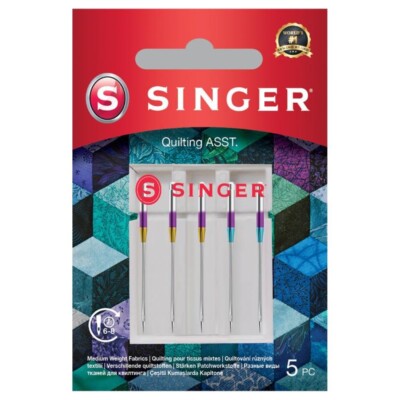 Singer Nähmaschinennadeln Quilting Sortiment 80-90 a 5 Stück
