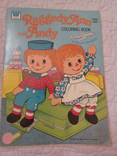 1978 raggedy ann and andy coloring book