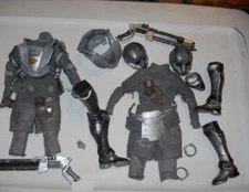 1/6 scale Space Marine Uniform Armor and Weapons Lot X2 - 2 Sets loose 