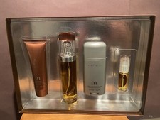 Perry Ellis M 4 Pcs Set Men 3.4 Oz EDT 3 Oz ASG 2.75 Oz Deodorant .25 Mini
