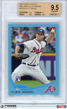 POP 1: Alex Wood RC BGS 9.5: 2013 Topps Update Walmart Blue Rookie Gisto #US255