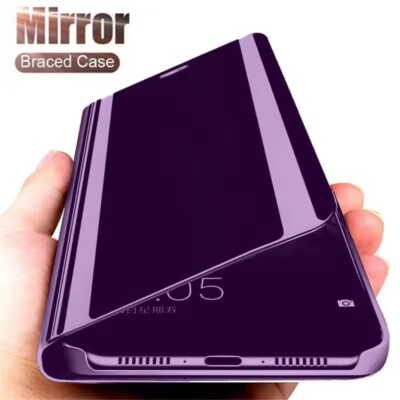 Hülle für Xiaomi Redmi Note 14 13 Pro 14T 13T Spiegel Stoßfest Ständer Flip Case
