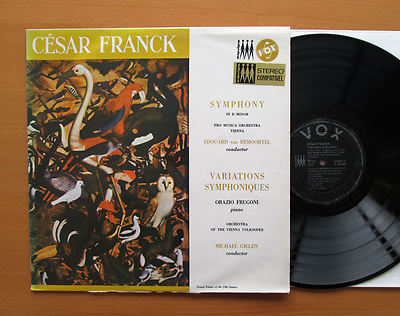 Franck Symphony in D Minor Symphonic Variations VOX EQVX 70.009 Stereo EXCELLENT