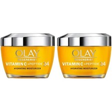 Olay Regenerist Vitamin C Peptide 24 Face Moisturizer, 1.7 Ounce 2 Count