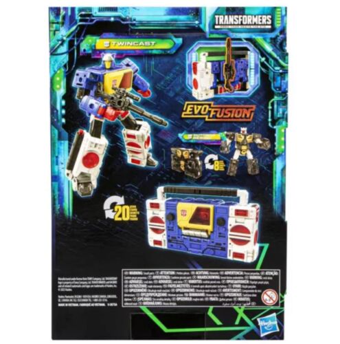 Transformers Legacy Voyager Class Autobot Twincast + Rewind Cassette Boombox NEW - Picture 2 of 3