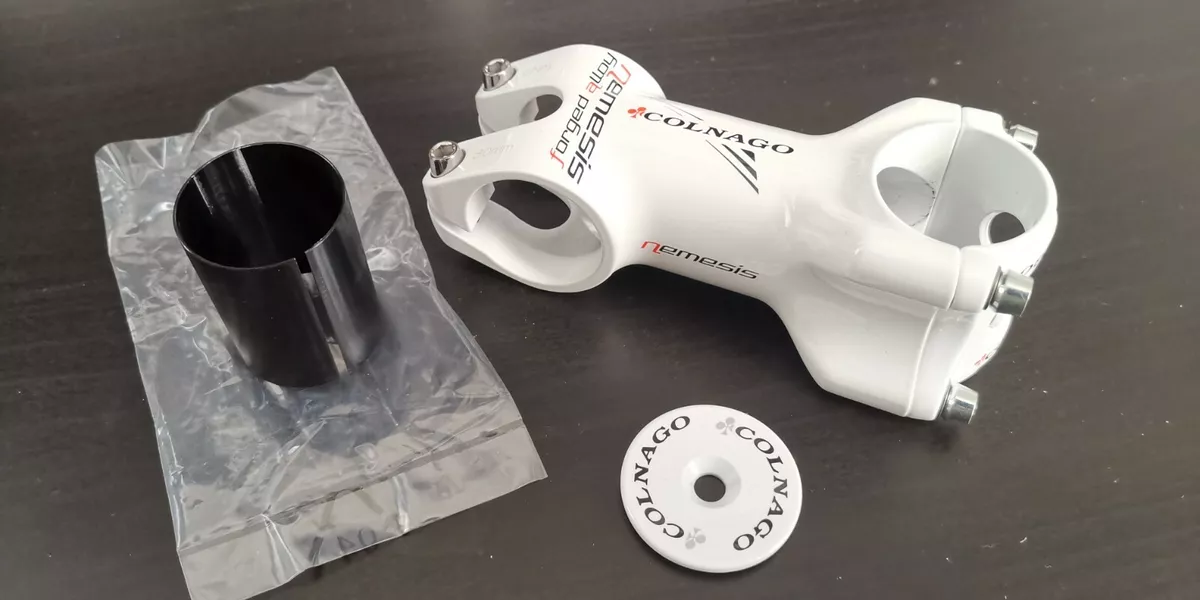 COLNAGO NEMESIS white alu forged handlebar stem 80 mm NEW for C50