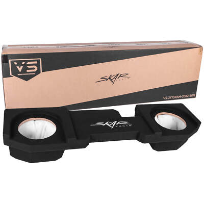 Fits 2002-2008 Dodge Ram Crew/Quad Cab Dual 10'' Subwoofer Enclosure