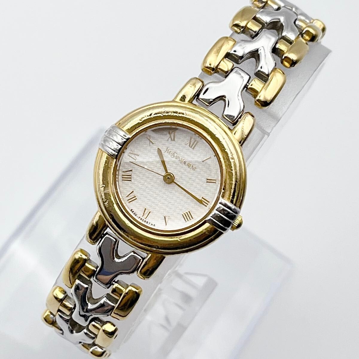 Orologio donna Yves Saint Laurent oro argento quarzo combinato YSL 5430 F43071